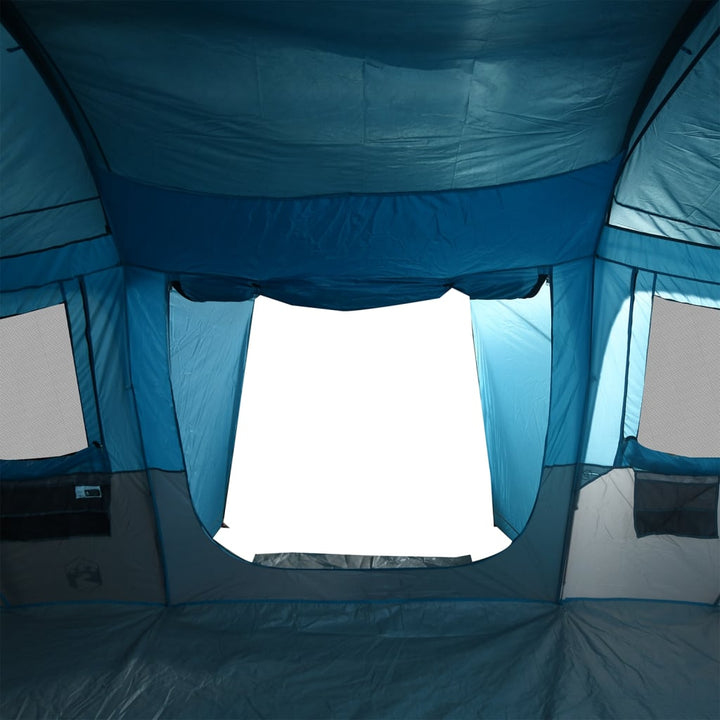 16-personers campingtelt vandtæt blå