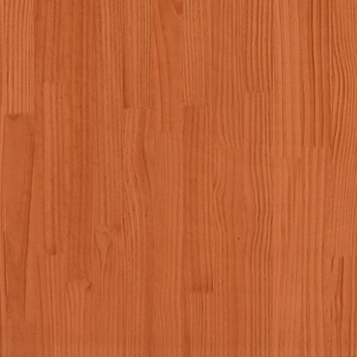 hjørnemodul til havesofa 73x73x78 cm massivt fyr gyldenbrun