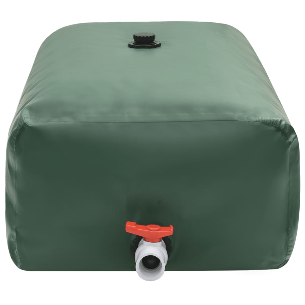 vandtank med hane sammenfoldelig 1000 l PVC