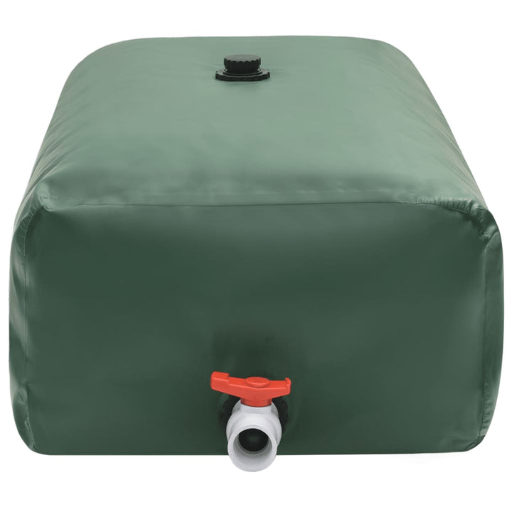 vandtank med hane sammenfoldelig 1000 l PVC