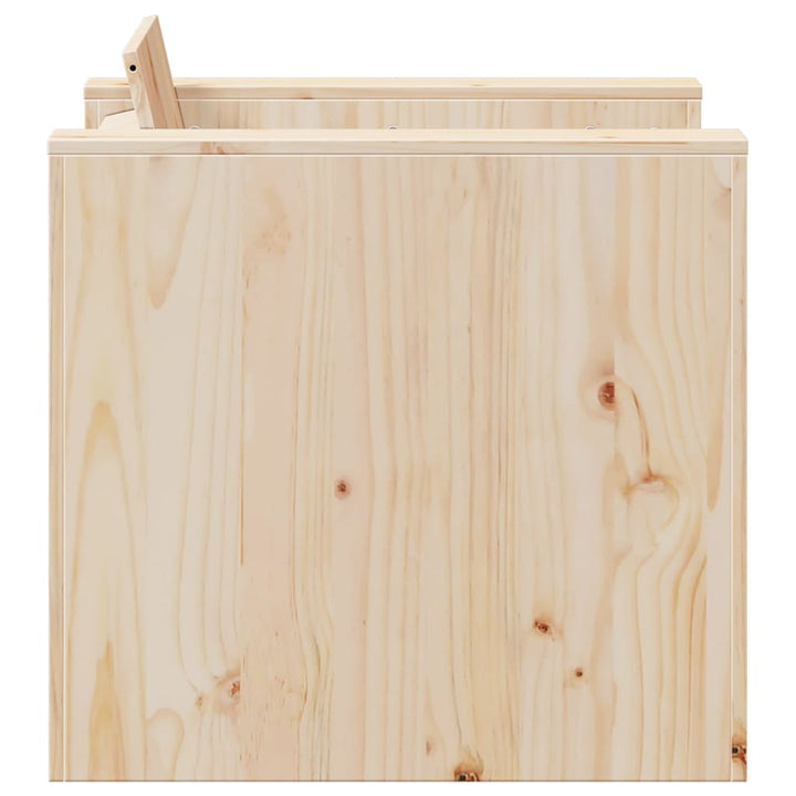sofastol til haven 70x60x62 cm massivt fyrretræ