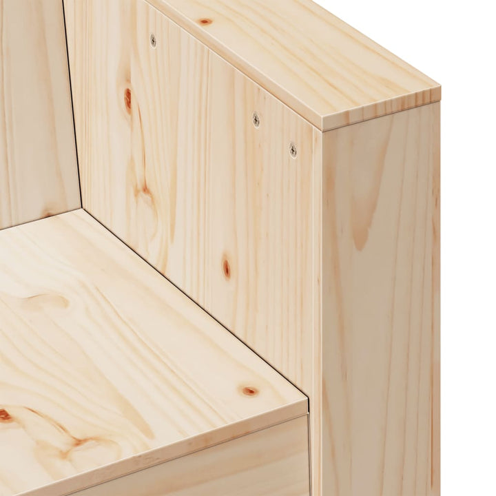 sofastol til haven 70x60x62 cm massivt fyrretræ