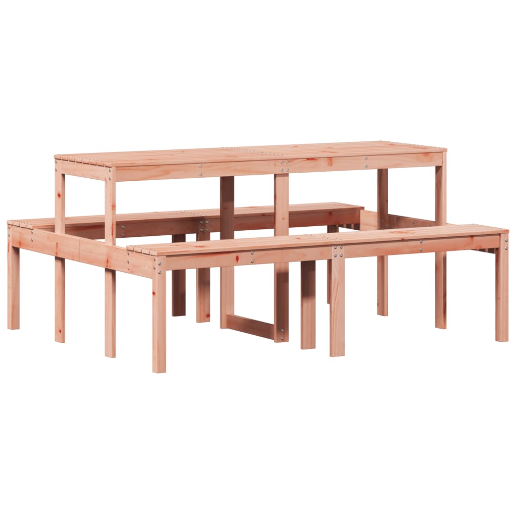picnicbord 160x134x75 cm massivt douglasgran