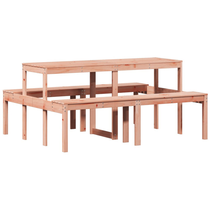 picnicbord 160x134x75 cm massivt douglasgran