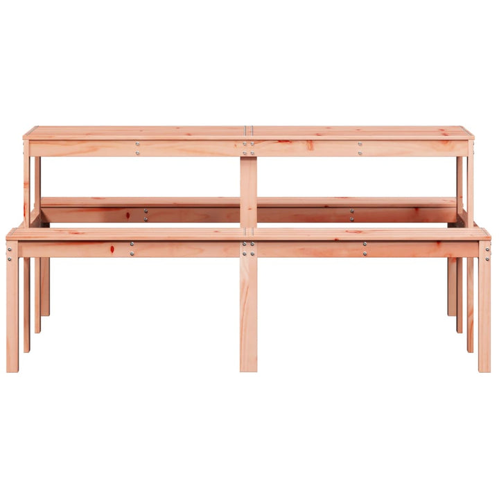 picnicbord 160x134x75 cm massivt douglasgran