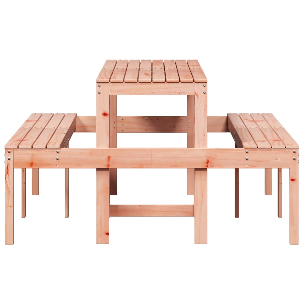 picnicbord 160x134x75 cm massivt douglasgran