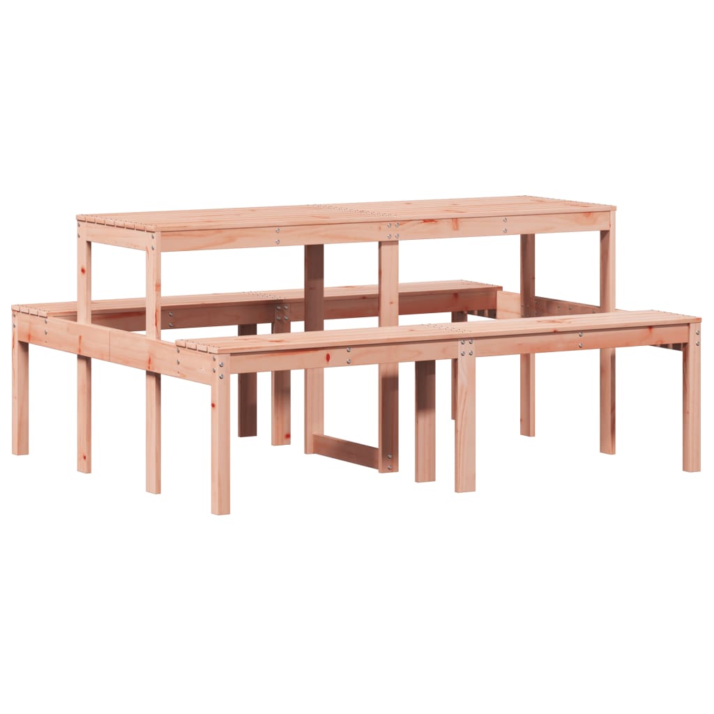 picnicbord 160x134x75 cm massivt douglasgran