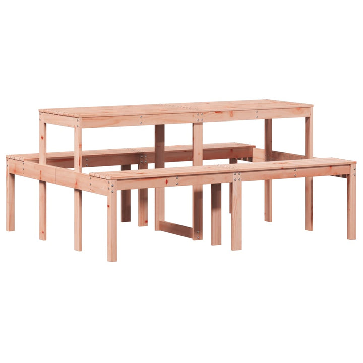 picnicbord 160x134x75 cm massivt douglasgran
