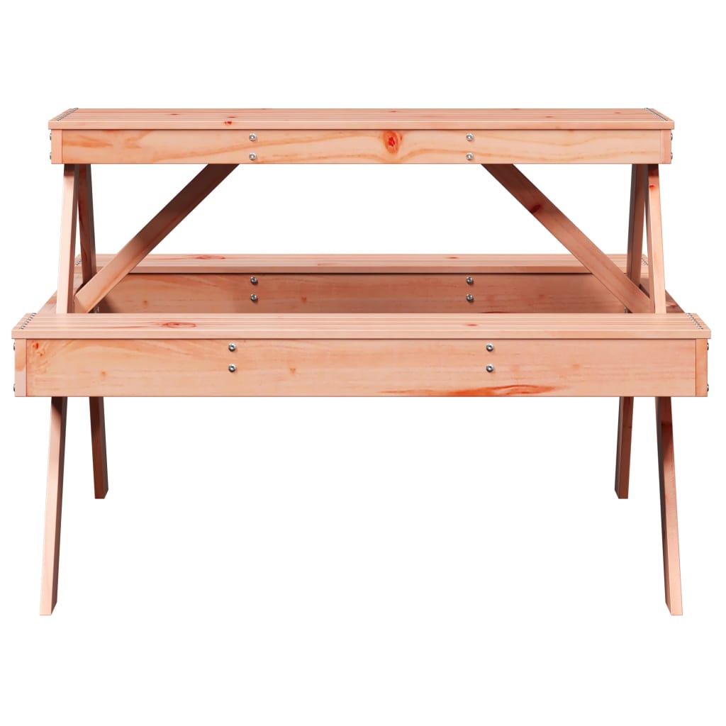 picnicbord 105x134x75 cm massivt douglasgran