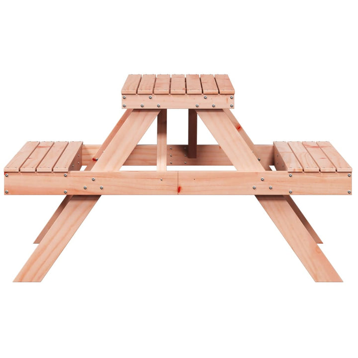picnicbord 105x134x75 cm massivt douglasgran