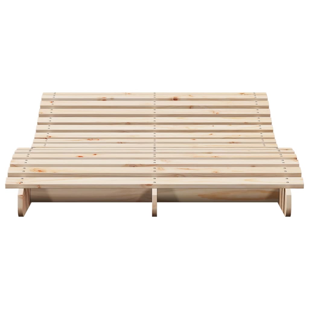 liggestol 205x110x31,5 cm massivt fyrretræ