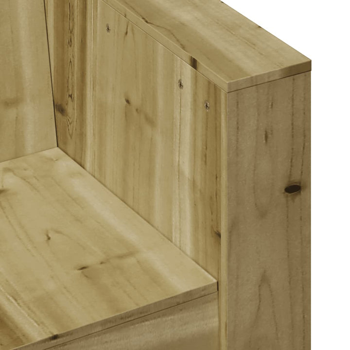 sofastol til haven 79x60x62 cm imprægneret fyrretræ