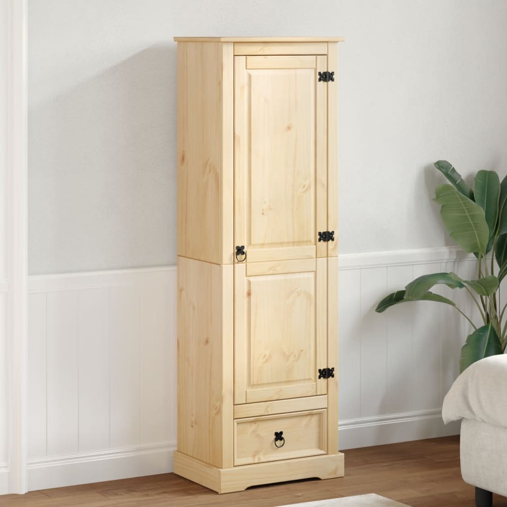 klædeskab Corona 55x38x170 cm massivt fyrretræ