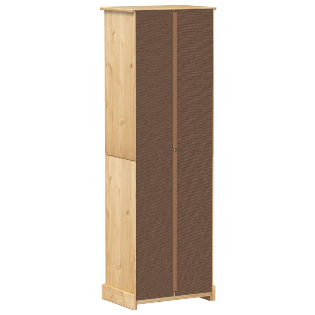 klædeskab Corona 55x38x170 cm massivt fyrretræ