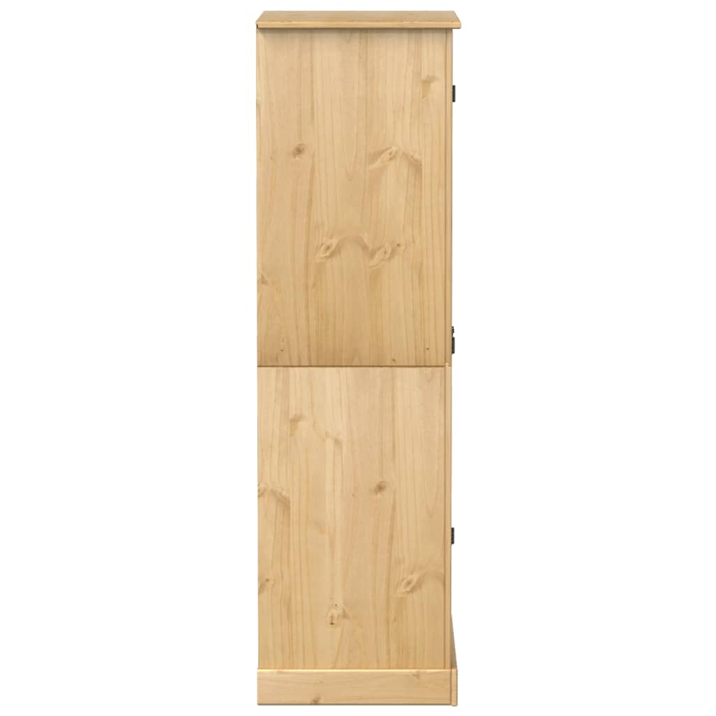 klædeskab Corona 76x50x170 cm massivt fyrretræ