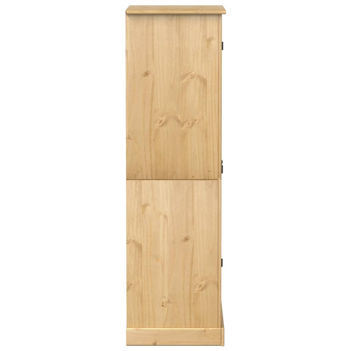 klædeskab Corona 76x50x170 cm massivt fyrretræ
