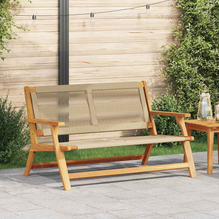 Havemøbler Beige 78 x 122 x 73cm Massivt akacietræ