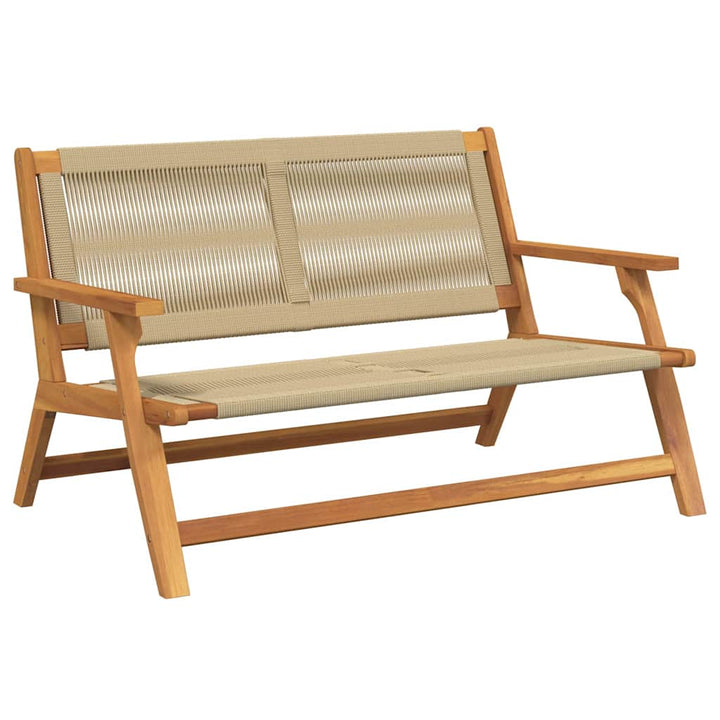 Havemøbler Beige 78 x 122 x 73cm Massivt akacietræ