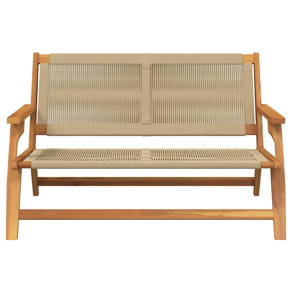 Havemøbler Beige 78 x 122 x 73cm Massivt akacietræ