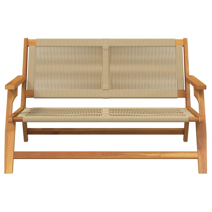 Havemøbler Beige 78 x 122 x 73cm Massivt akacietræ