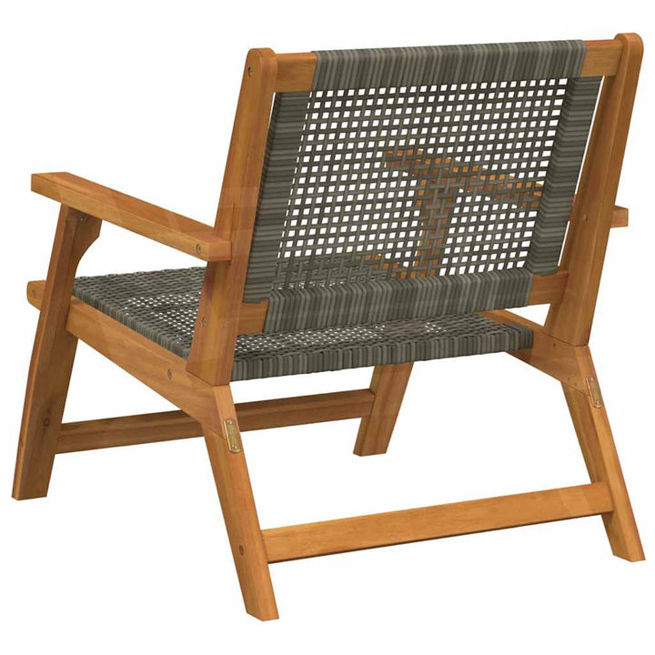 Havemøbler 2 pcs Grå 67 x 78 x 73 cm Massivt akacietræ