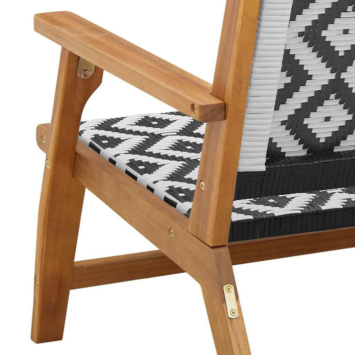 Havemøbler 2 pcs Hvid 67 x 78 x 73 cm Massivt akacietræ