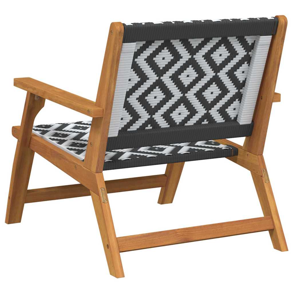 Havemøbler 2 pcs Hvid 67 x 78 x 73 cm Massivt akacietræ