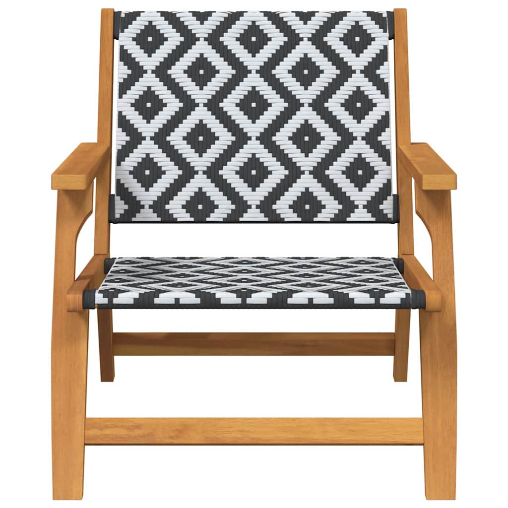 Havemøbler 2 pcs Hvid 67 x 78 x 73 cm Massivt akacietræ