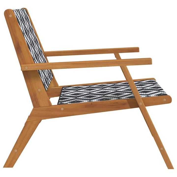 Havemøbler 2 pcs Hvid 67 x 78 x 73 cm Massivt akacietræ
