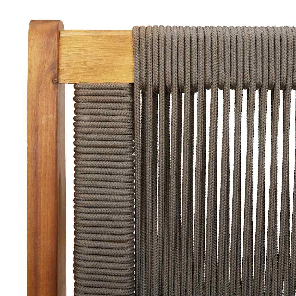 Havemøbler 2 pcs Grå 78 x 67 x 73cm Massivt akacietræ