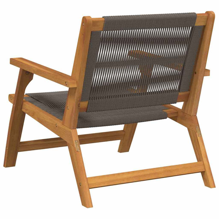 Havemøbler 2 pcs Grå 78 x 67 x 73cm Massivt akacietræ