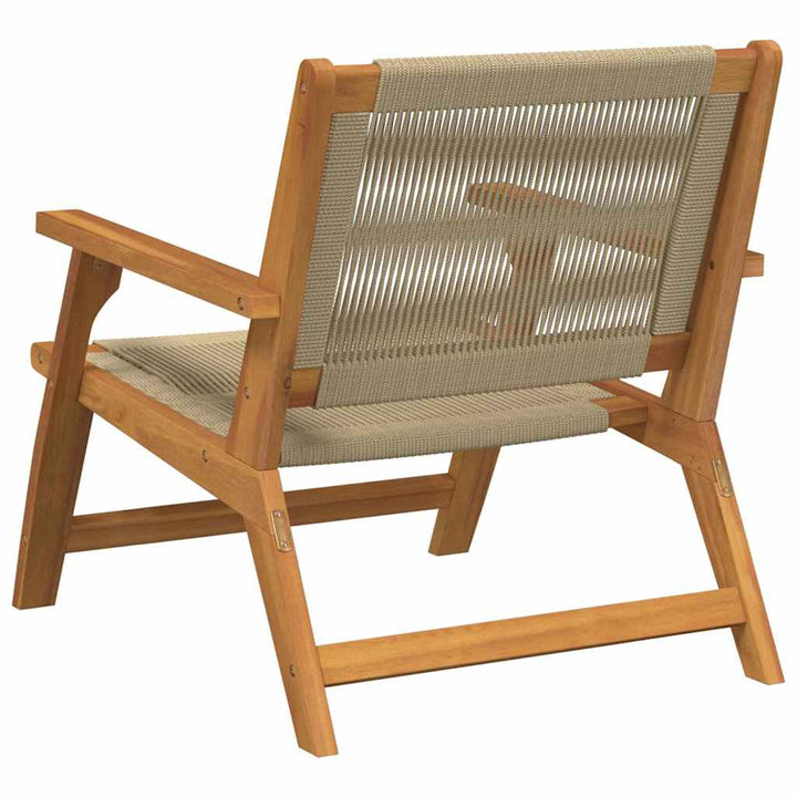 Havemøbler 2 pcs Beige 78 x 67 x 73cm Massivt akacietræ