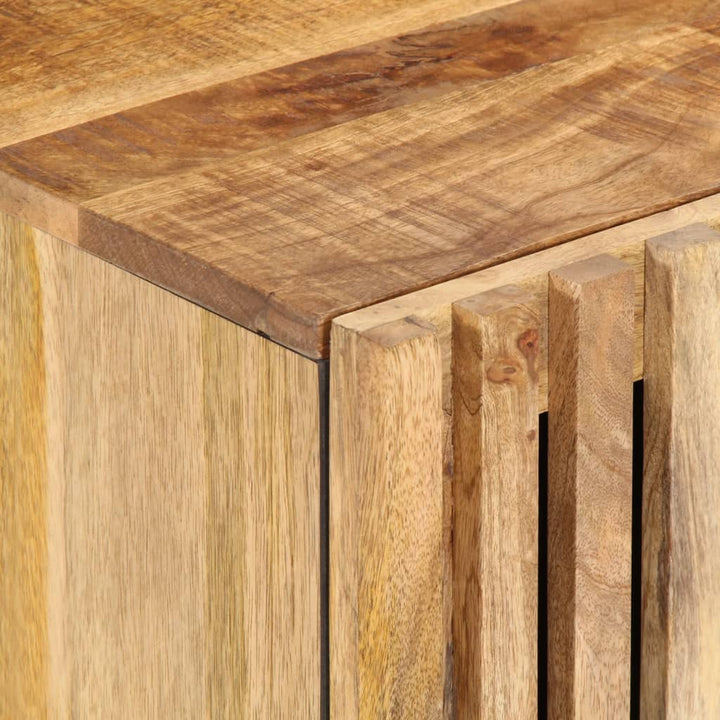 tv-bord 105x34x46 cm massivt ru mangotræ