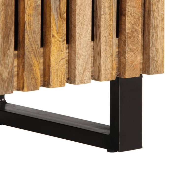 tv-bord 105x34x46 cm massivt ru mangotræ