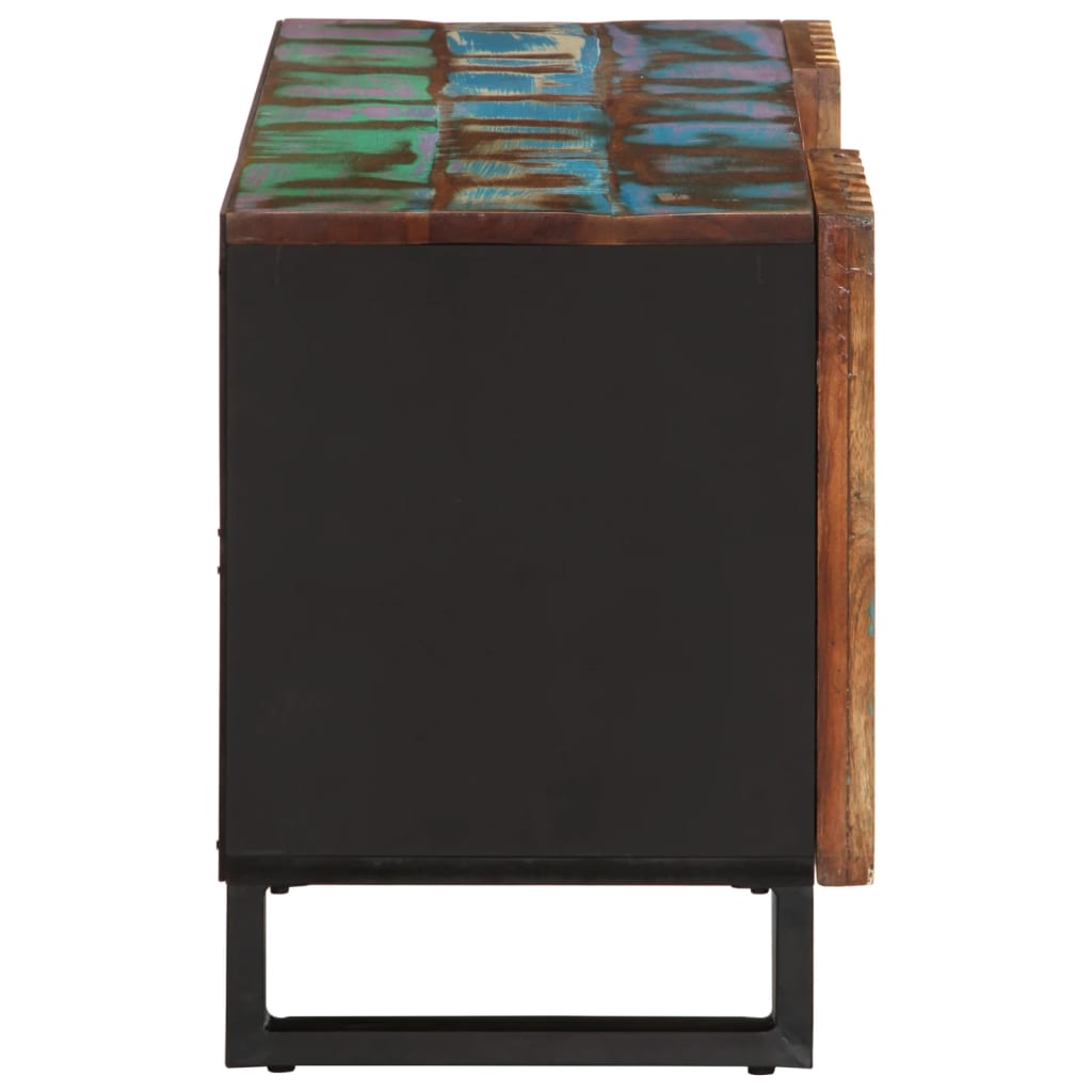 tv-bord 105x34x46 cm massivt akacietræ