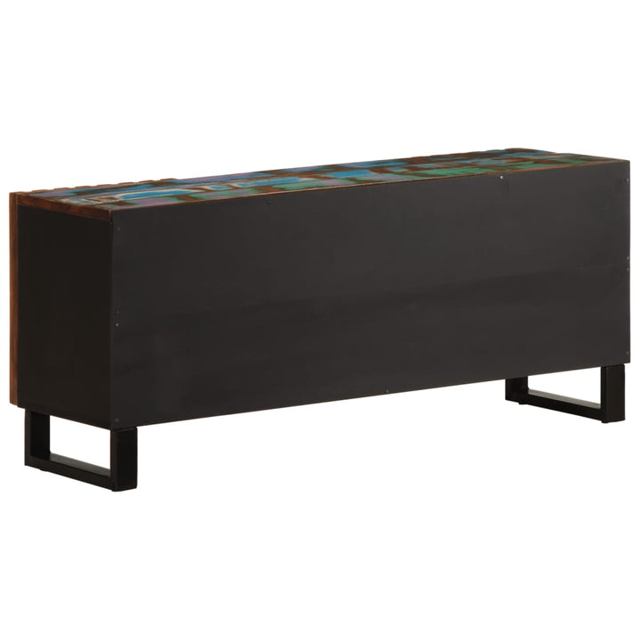 tv-bord 105x34x46 cm massivt akacietræ