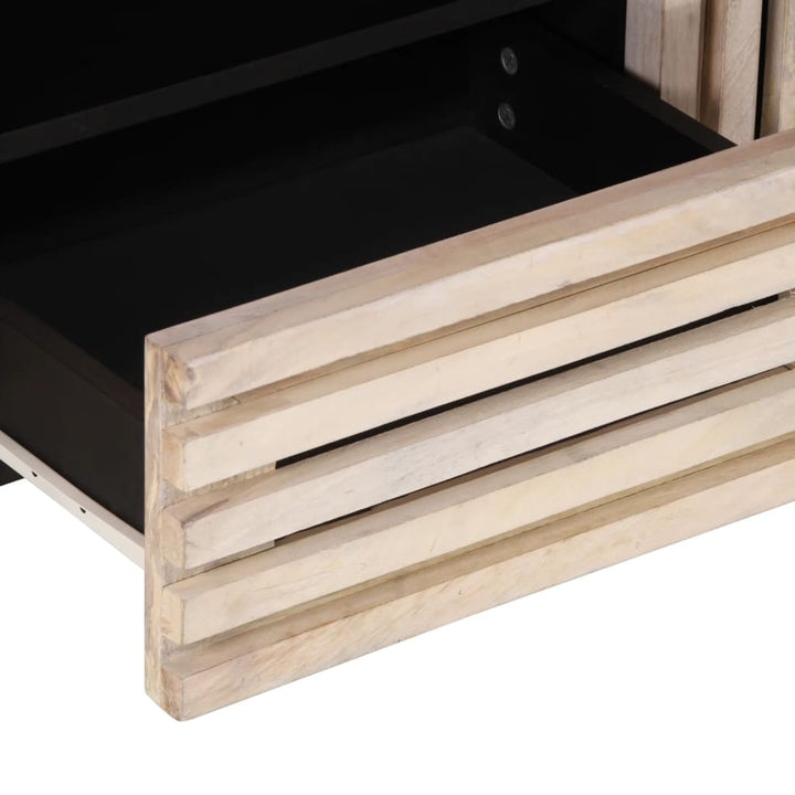 tv-bord 100x34x46 cm massivt mangotræ