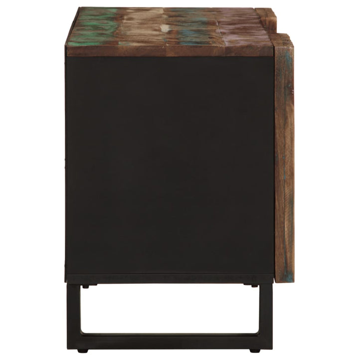 tv-bord 100x34x46 cm massivt akacietræ