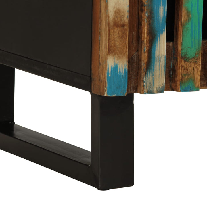 tv-bord 100x34x46 cm massivt akacietræ