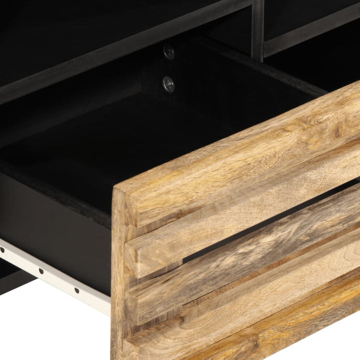tv-bord 100x34x46 cm massivt ru mangotræ