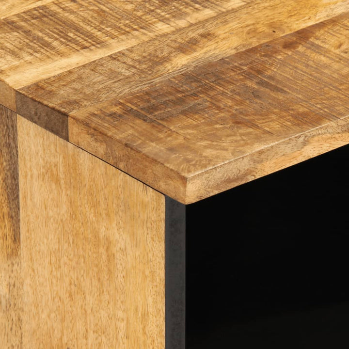 tv-bord 100x34x46 cm massivt ru mangotræ