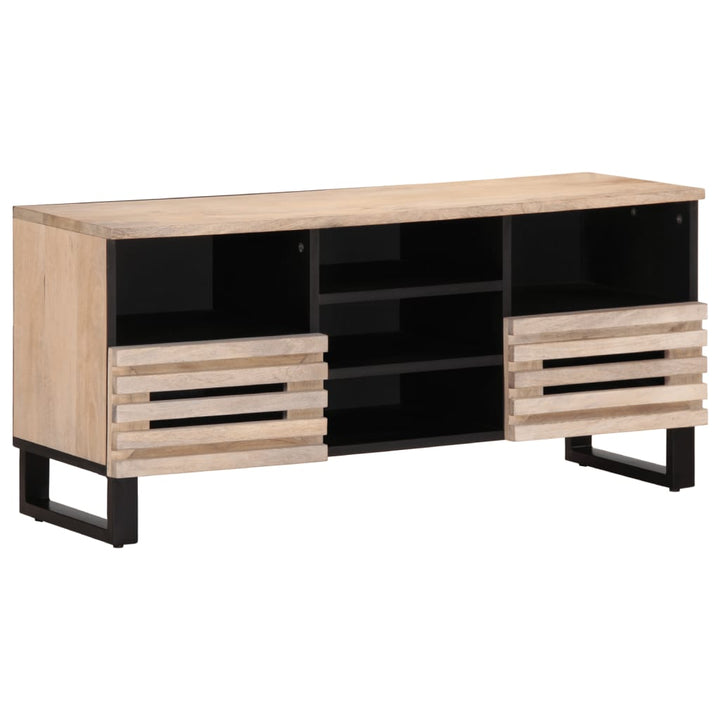 tv-bord 100x34x46 cm massivt mangotræ