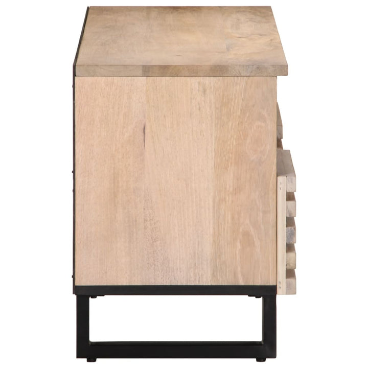 tv-bord 100x34x46 cm massivt mangotræ