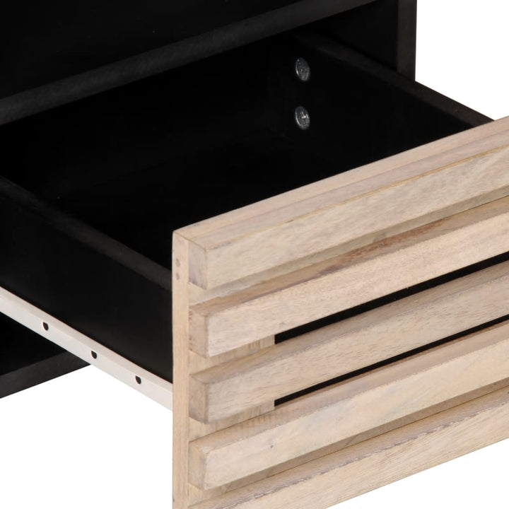 tv-bord 100x34x46 cm massivt mangotræ