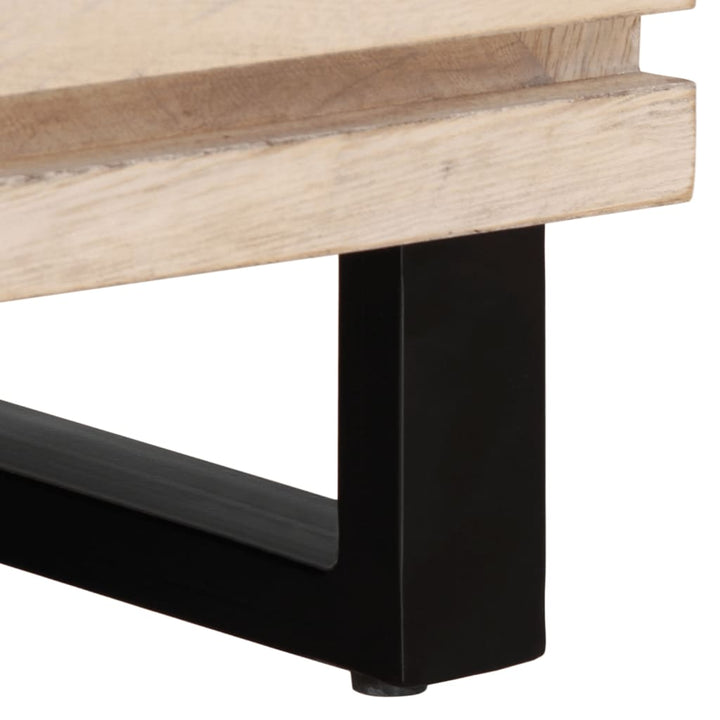 tv-bord 100x34x46 cm massivt mangotræ