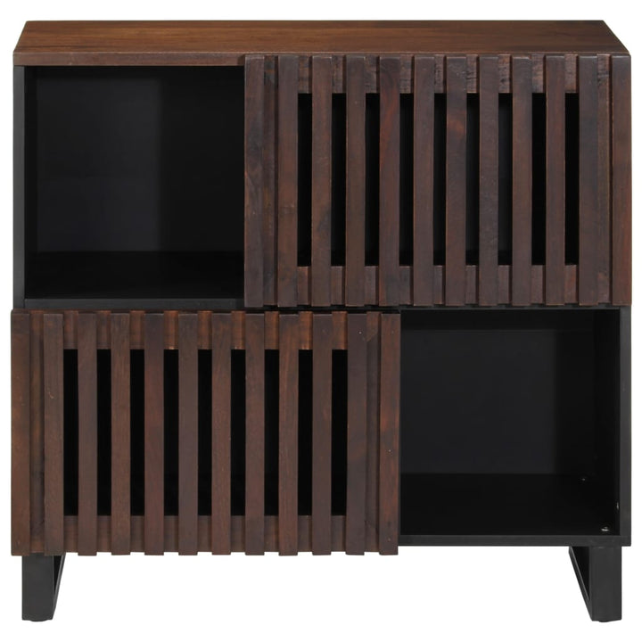 skænk 80x34x75 cm massivt mangotræ brun