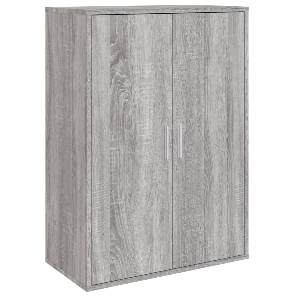 skænk 60x31x84 cm konstrueret træ grå sonoma-eg