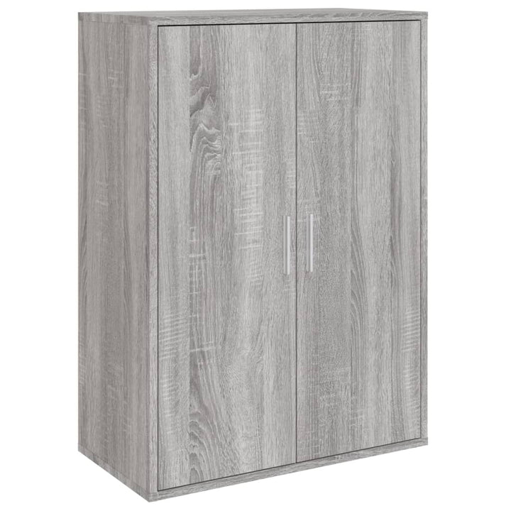 skænk 60x31x84 cm konstrueret træ grå sonoma-eg