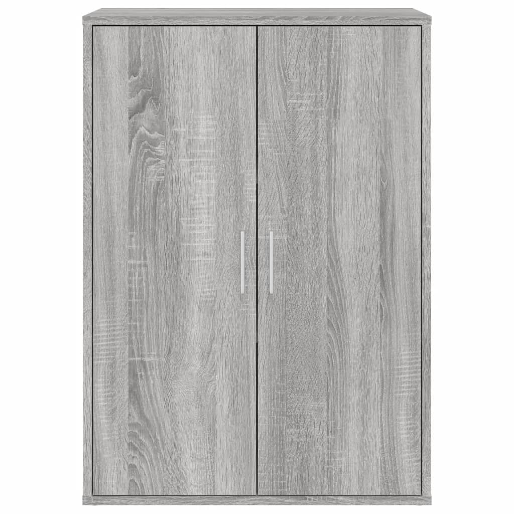 skænk 60x31x84 cm konstrueret træ grå sonoma-eg