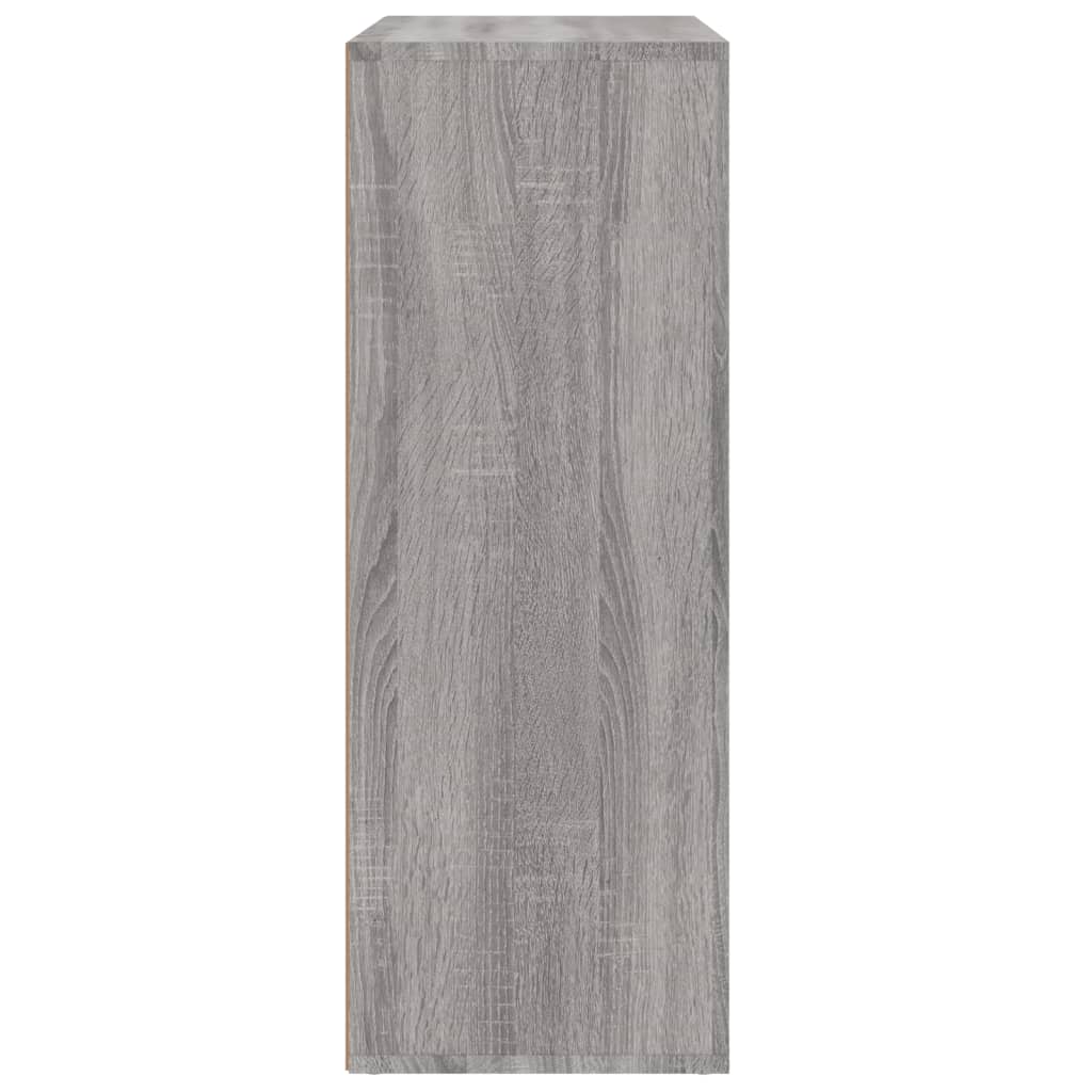 skænk 60x31x84 cm konstrueret træ grå sonoma-eg
